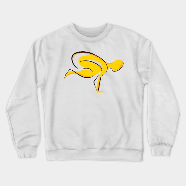 Solar plexus chakra Crewneck Sweatshirt by Steve Brown Illustration 